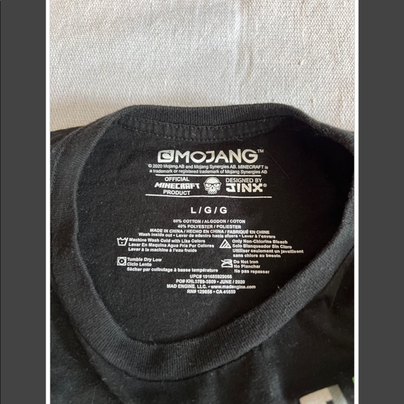 Minecraft LS Tee - Picture 3 of 3